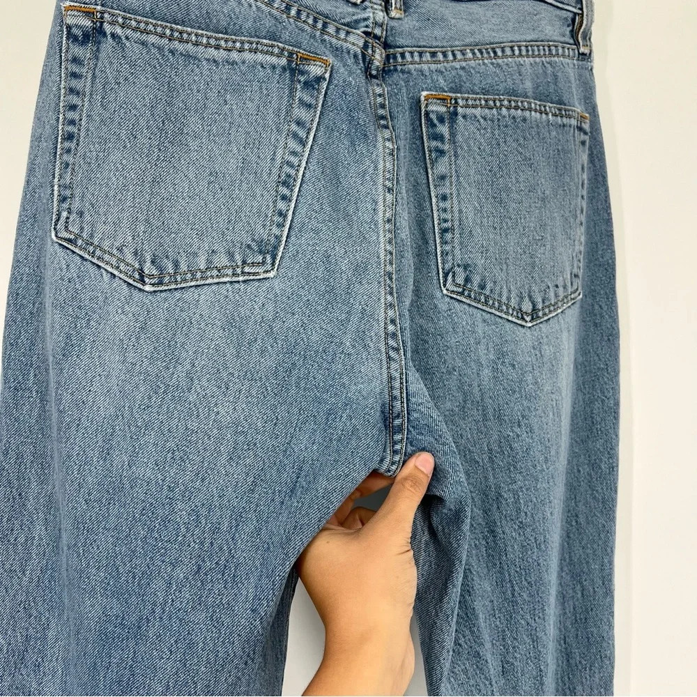 SLVRLAKE Sierra Blue Distressed Designer Classic Denim Jeans in Valley of Fire - Picture 8 of 10